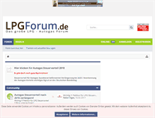 Tablet Screenshot of lpgforum.de